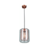 TONO: Mesh Internal & Clear Glass Oblong Pendant Lights