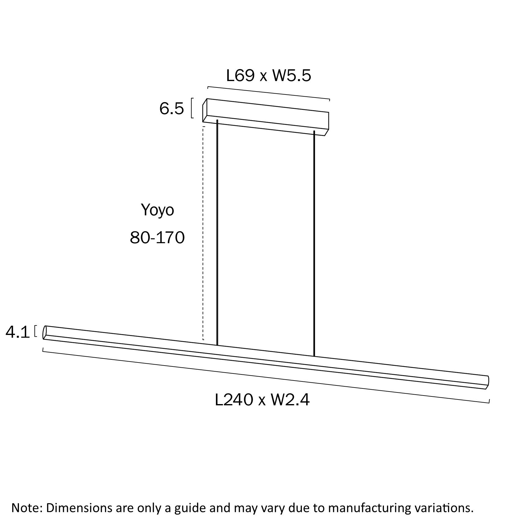 TORBEN 240 LINEAR PENDANT