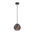 TUILE: Interior Small Embossed Tiled Iron Wine Glass Shape Pendant Lights