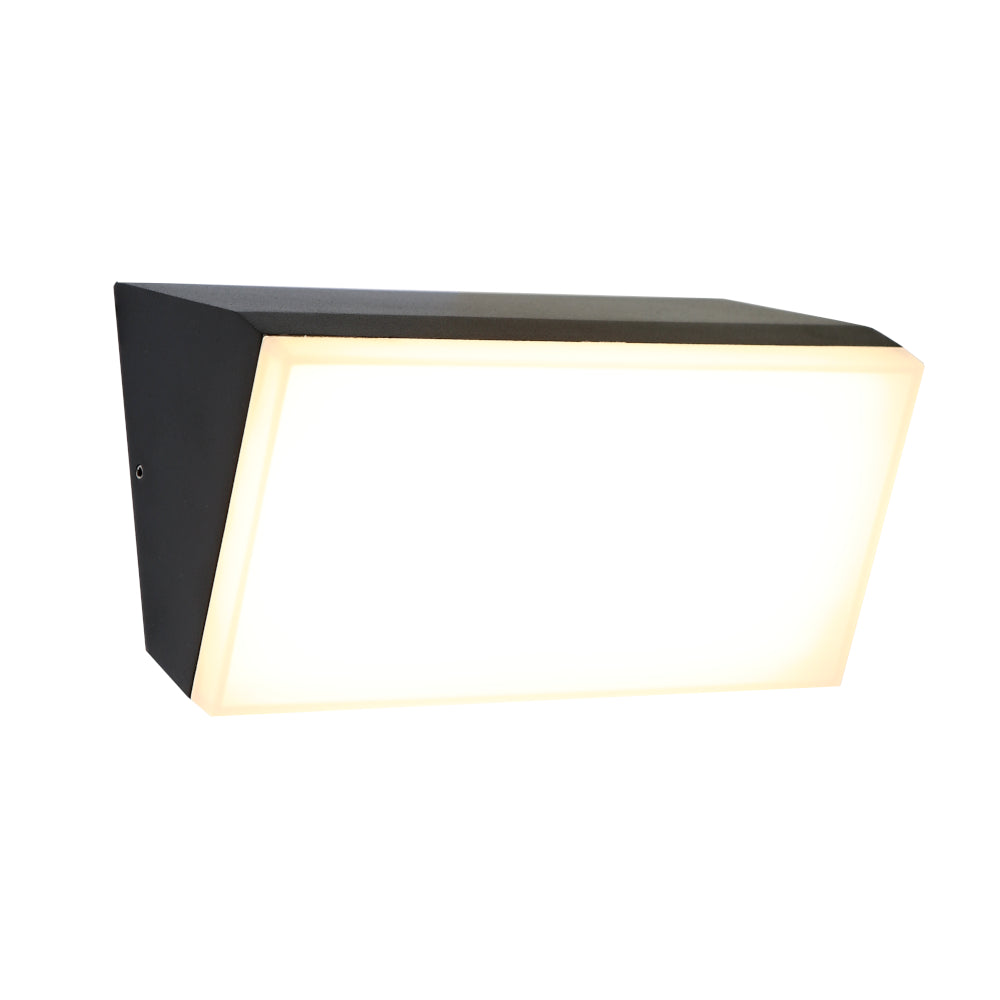 TULSA  EXTERIOR WALL LIGHT BLACK