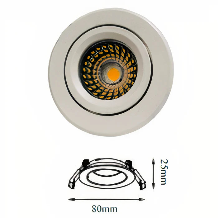U2014B-AL/WH OPTIC Downlight Frame