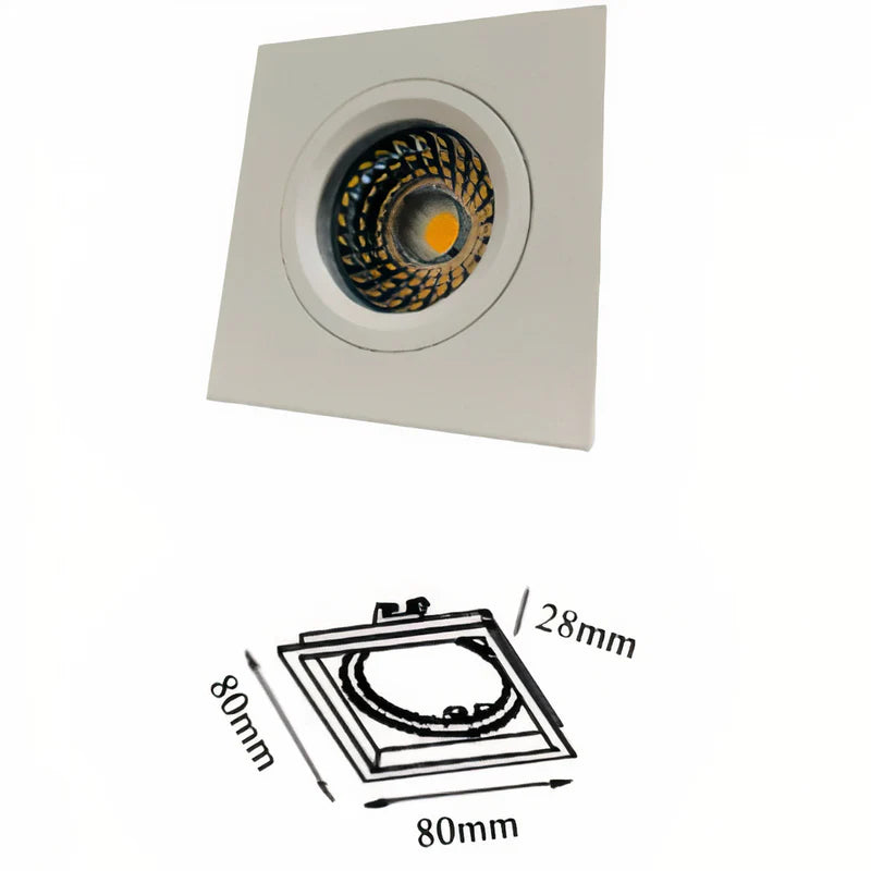 U3016B-WH OPTIC DOWNLIGHT FRAME