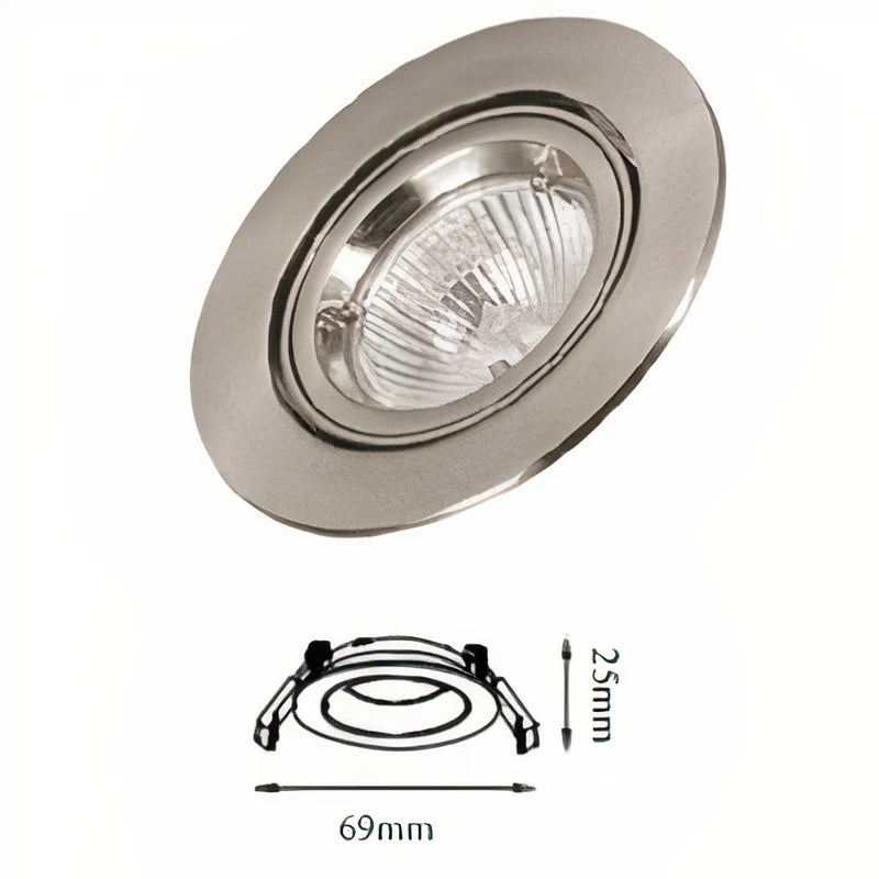 U3018S-MCH/WH MR11 Globe Downlights Frames