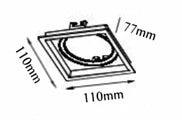 UDL3035B-WH GU10 & MR16 Globe Downlights Frames