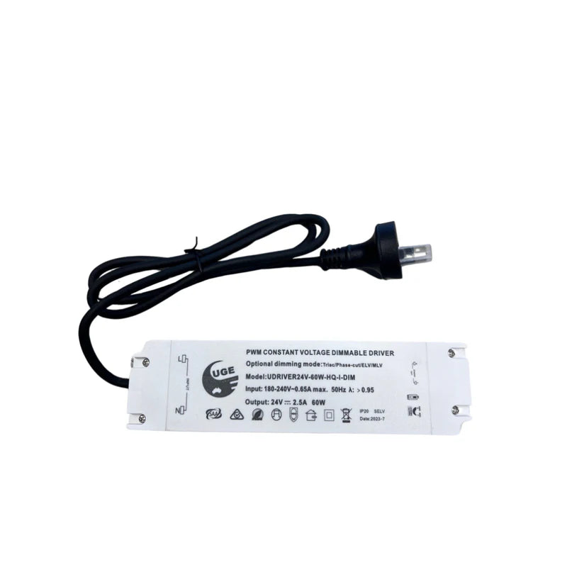 UDRIVER24V-60W-HQ-I-DIM 24V LED Dimmable Driver Indoor 60W