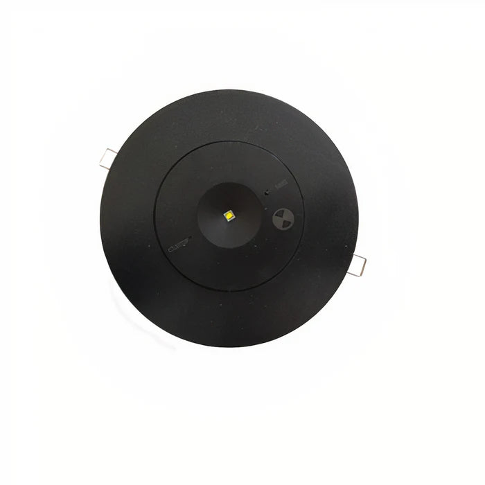 UEM-5W-WH/BLK Recessed LED emergency luminaire