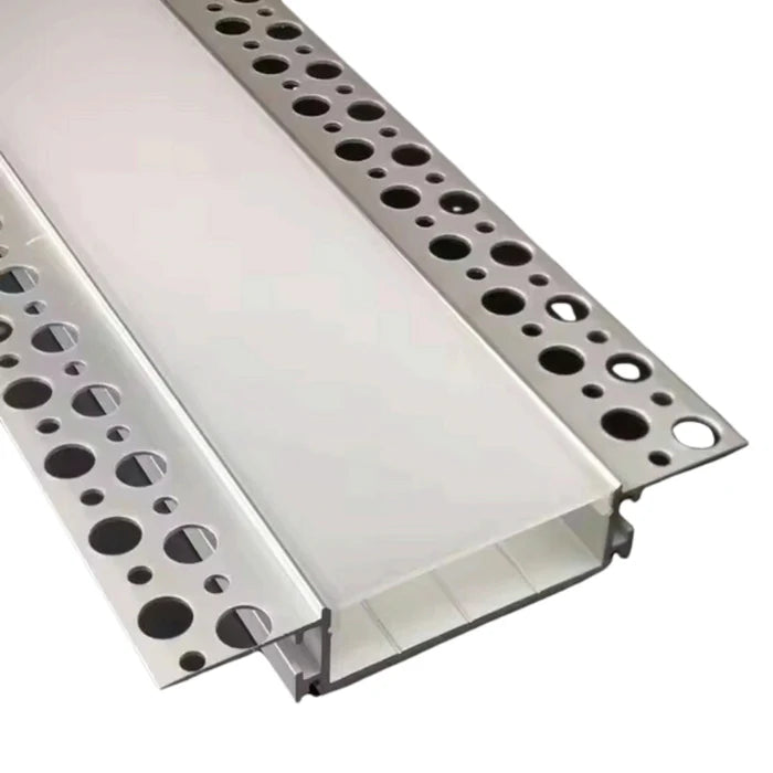 ULEDBAR-AL-10-3M Trimless recessed plaster aluminium extrusion