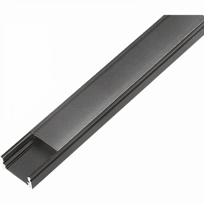 ULEDBAR-BLK-01-3M Surface mounted black extrusion