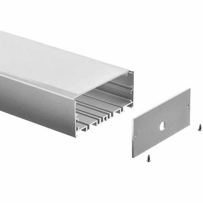 ULINEAR-8035-AL/BLK-3M Surface mounted or Suspended black extrusion