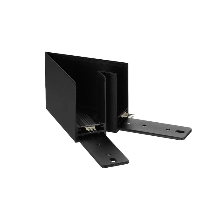 UMAG-45D-CORNER-BLK/WH Magnetic track Corner For Surface Mounted Installation