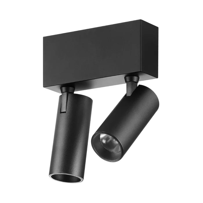 UMAG-SPOT2X5-BLK-WW 24V LED Magnetic track light SPOT series