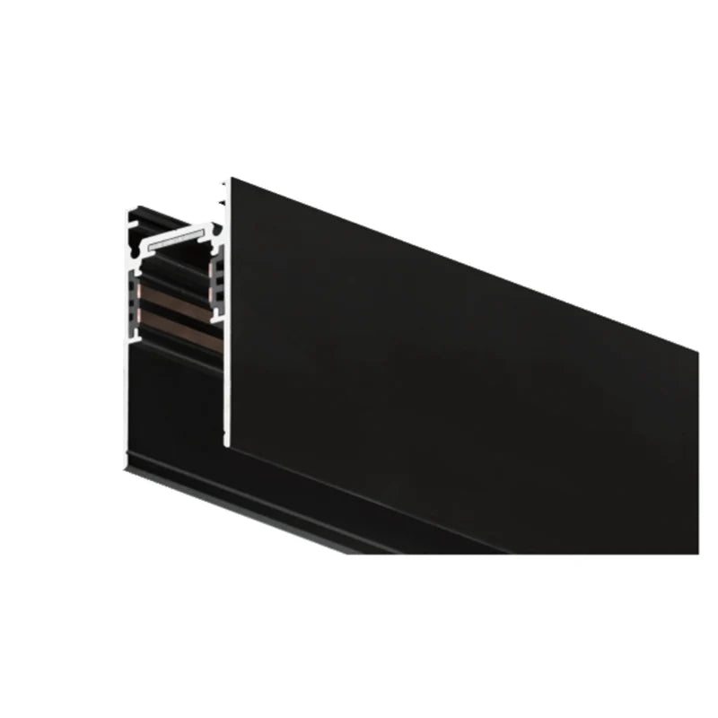 UMAGSL-TRK-1/2/3M-BLK 24V surface mounted slimline magnetic track
