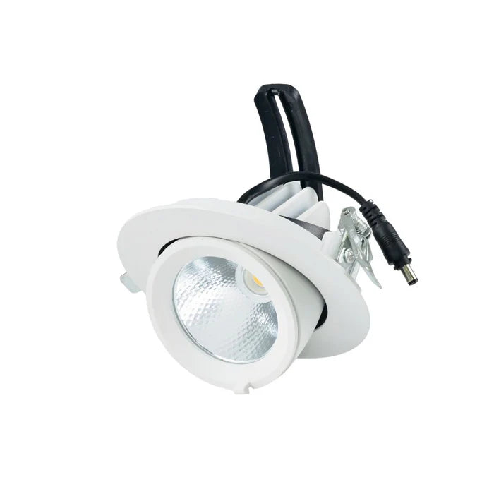 UMHLED30RD-3CCT-WH/BLK 30W Round LED Shop Lighter