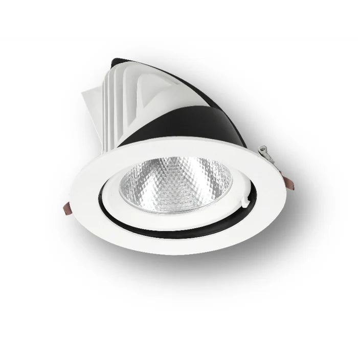 UMHLED30RD-3CCT-WH/BLK 30W Round LED Shop Lighter