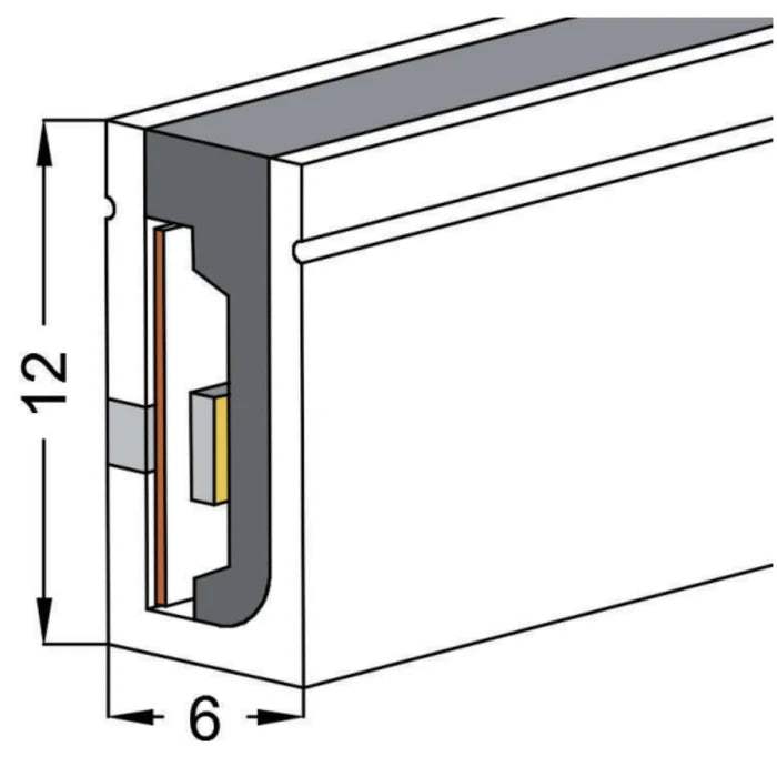 UNEON-0612-SB-WW/CW Neon Flex Side Bend 06*12