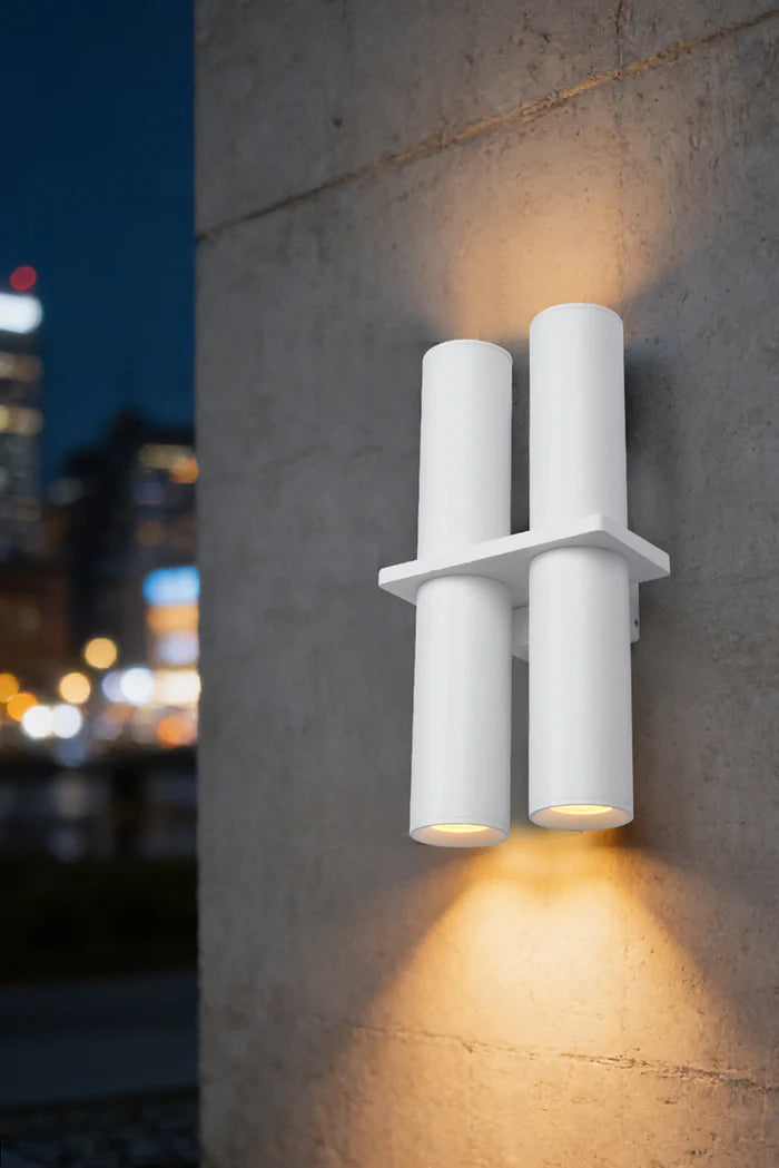 UOW-SILO2-WH/BLK SILO-2 WALL PILLAR EXTERIOR
