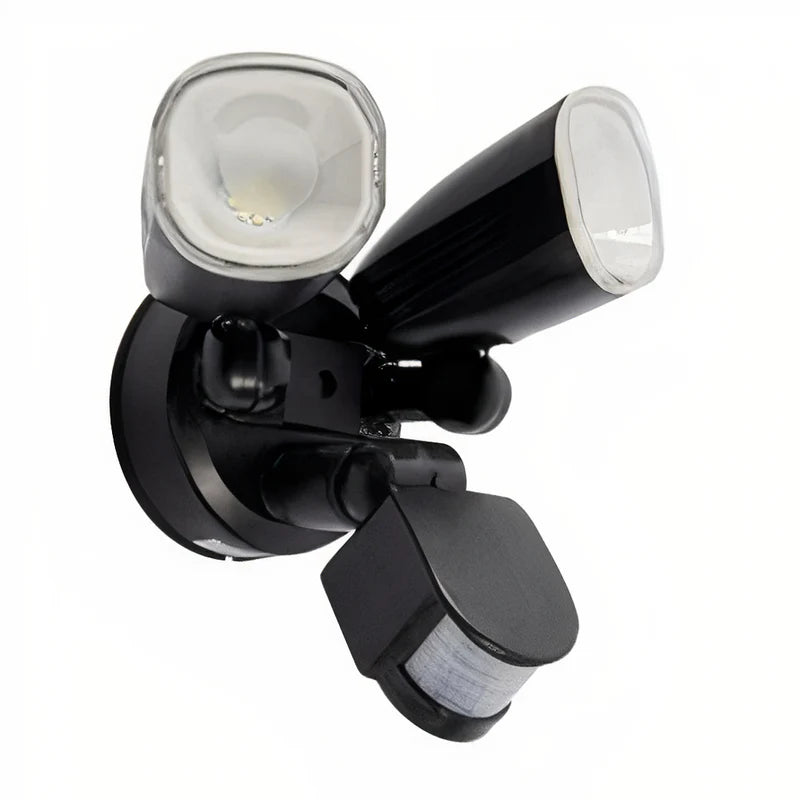 UOW031SEN-BLK-3CCT/ SLV-5K MEGA Spot LED Double With Sensor LED Floodlight