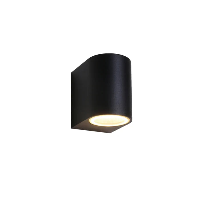 UOW041-BLK / SLV 240V Round Downwards Exterior Wall Light