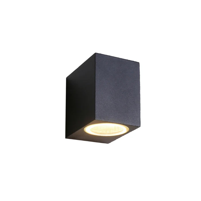UOW042-BLK/ SLV 240V Square Downwards Exterior Wall Light