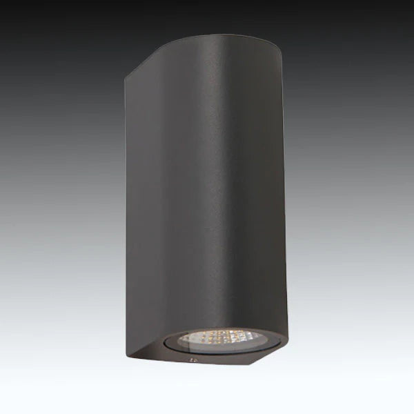 ERIS Black Round Up & Down LED Wall Light