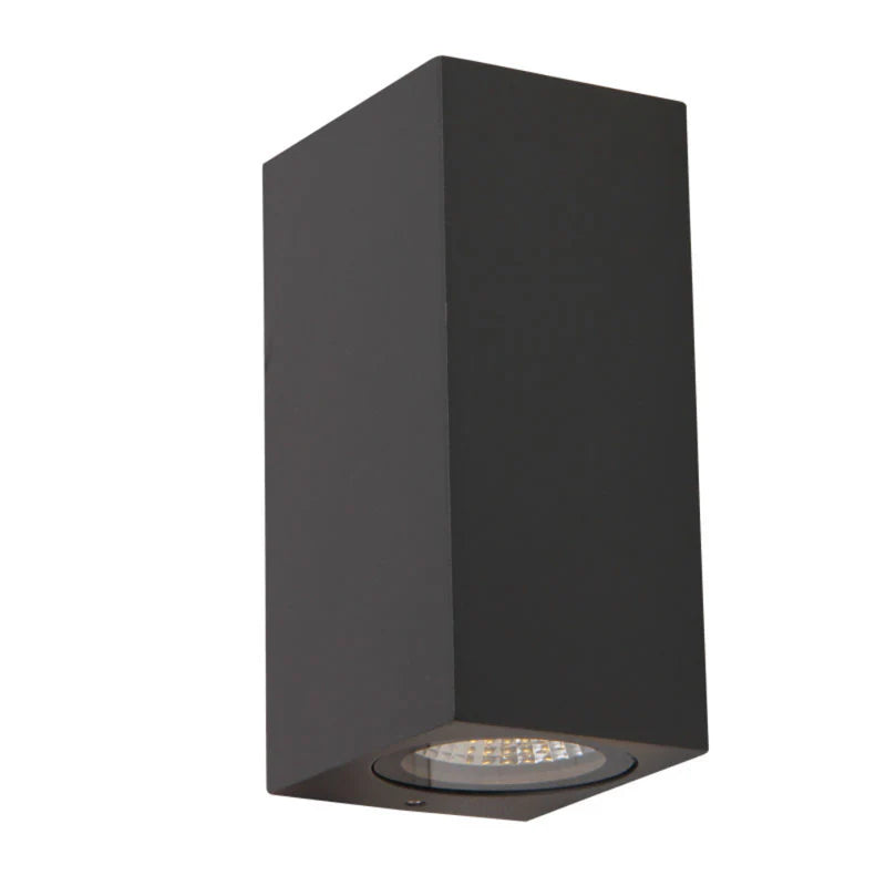 UOW044COB-BLK-3CCT QUANTUM Up & Down Exterior LED wall light