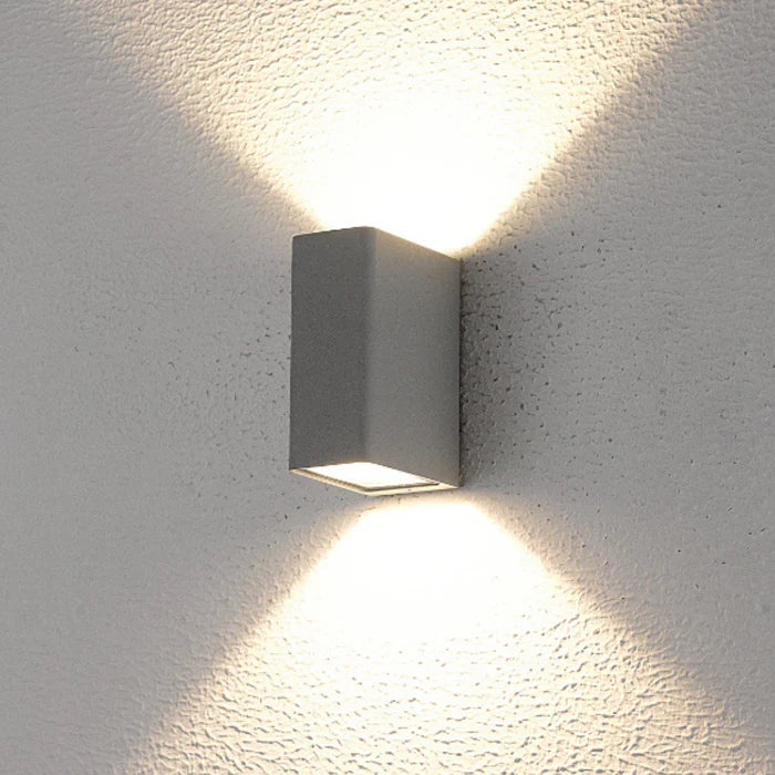 UOWCUBA-BLK-WH/WW CUBA up down exterior LED wall light