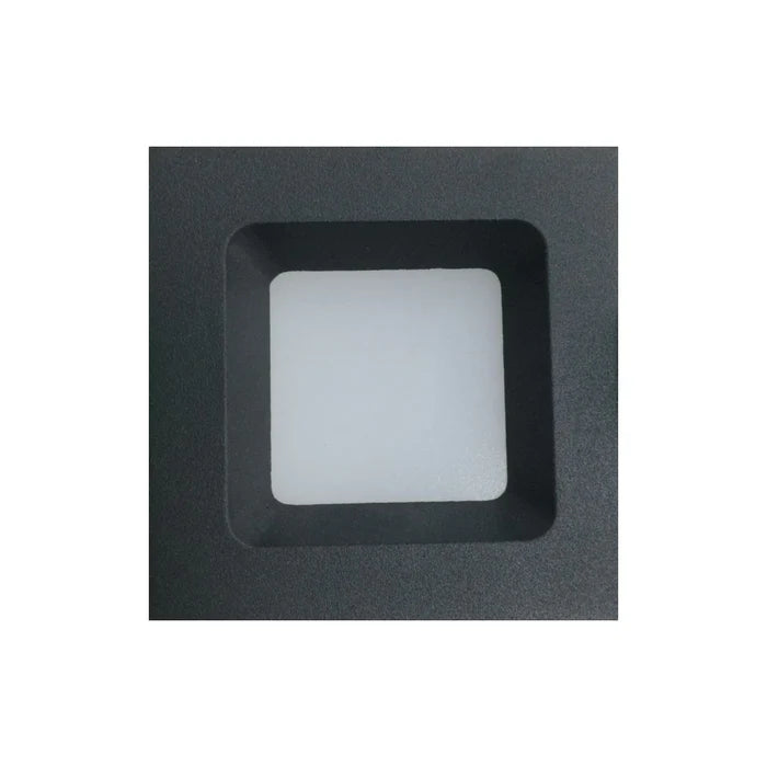 Helix Black 3000K Recessed Wall Light UOWHELIX-BLK/WH/SCH-WW
