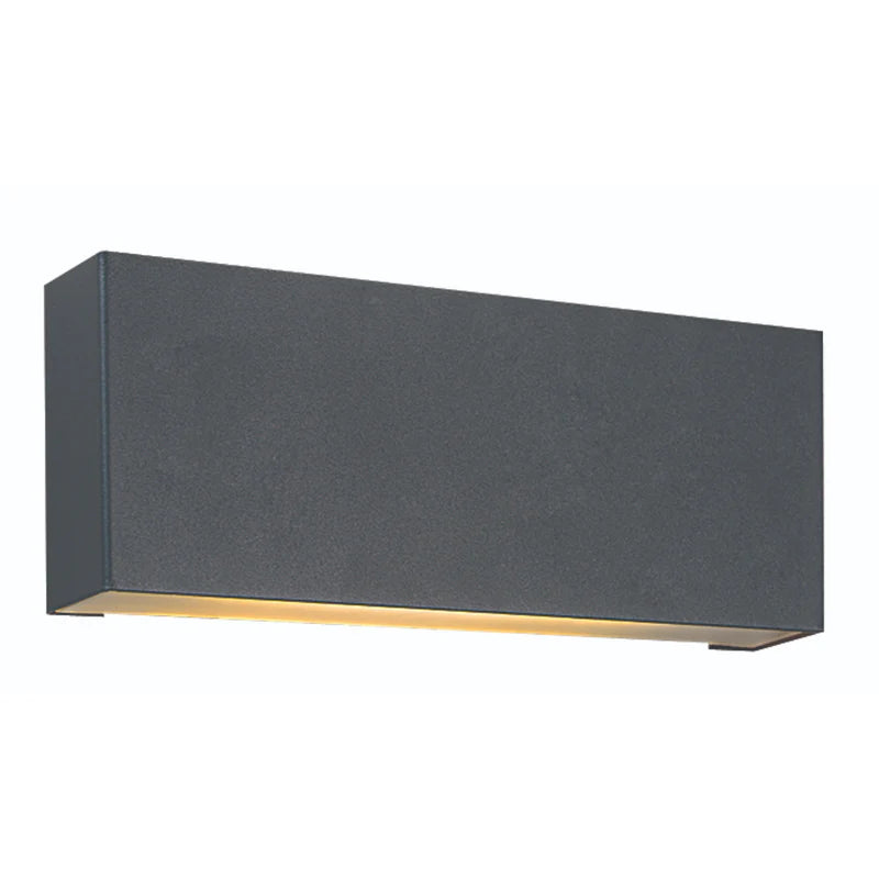 UOWMETIS-A-BLK METIS Black Exterior LED Up & Down Wall Light