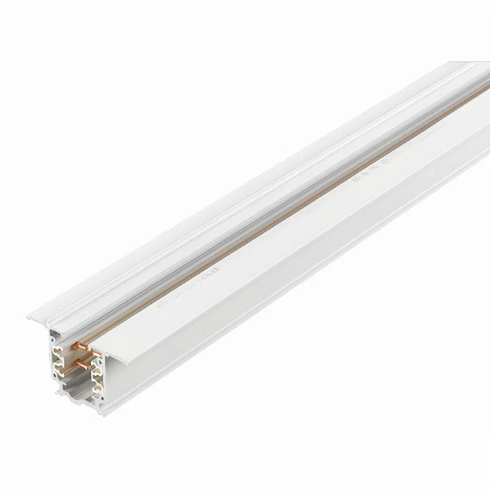 UTRK4W-RS3MTRK-BLK/WH 240V Three Circuit 4 Wire Recessed Track