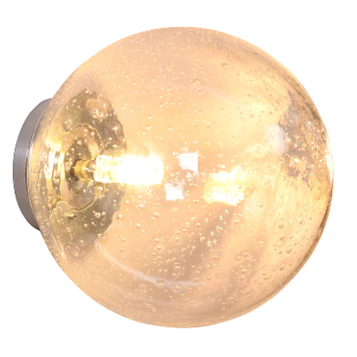 UWL-AVA-DIM-SB-AMBER/CLEAR/SMOKE AVA DIMPLE glass wall light