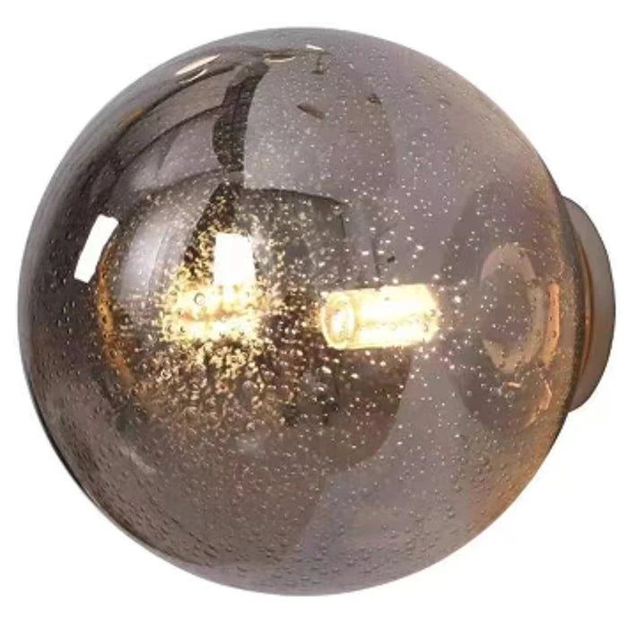 UWL-AVA-DIM-SB-AMBER/CLEAR/SMOKE AVA DIMPLE glass wall light
