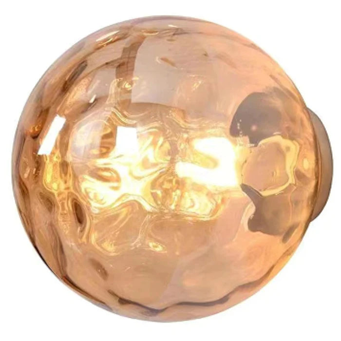 UWL-AVA-HAM-SB-AMBER/CLEAR/SMOKE AVA HAMMER glass wall light