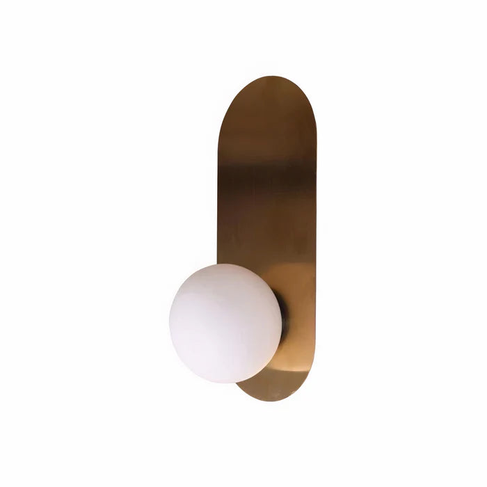 UWL-ORB-OVALPLATE-WH/BLK/SB Orb 110 Wall Light