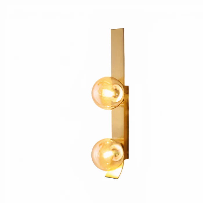 UWL-ORIS2-AMB ORIS SATIN BRASS WALL LIGHT