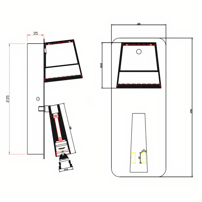 UWL-SERENA-WW SERENA LED wall light