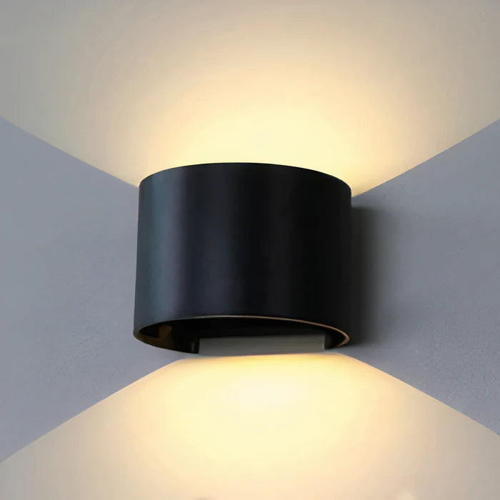 UWL42-WH/BLK-RD-WW REFOCUS ROUND UP DOWN LED WALL LIGHT