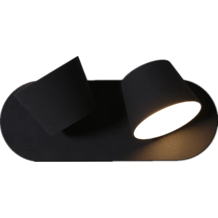 UWLYARRA2WH/BLK-WW Yarra LED Interior Duo Wall Light with Switch