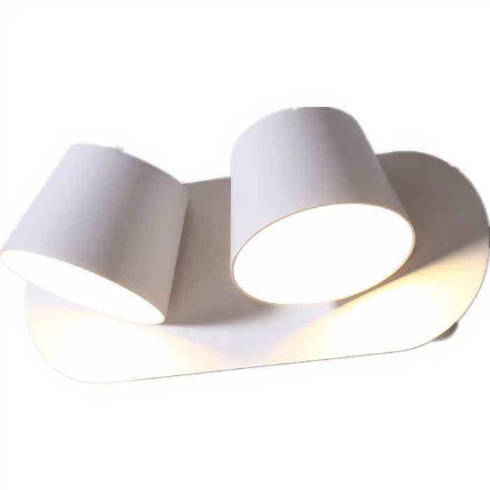 UWLYARRA2WH/BLK-WW Yarra LED Interior Duo Wall Light with Switch