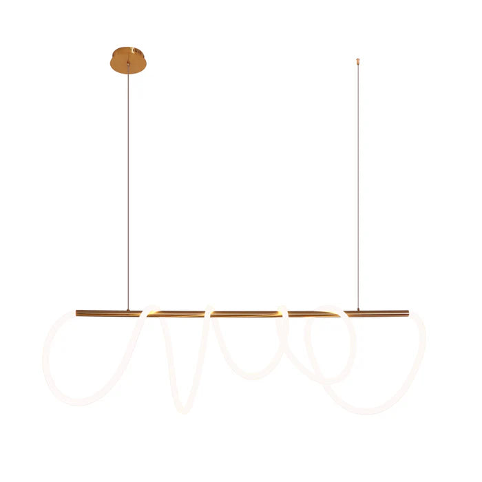 UP-SQUIGGLE-SB/BLK-DIM SQUIGGLE PENDANT