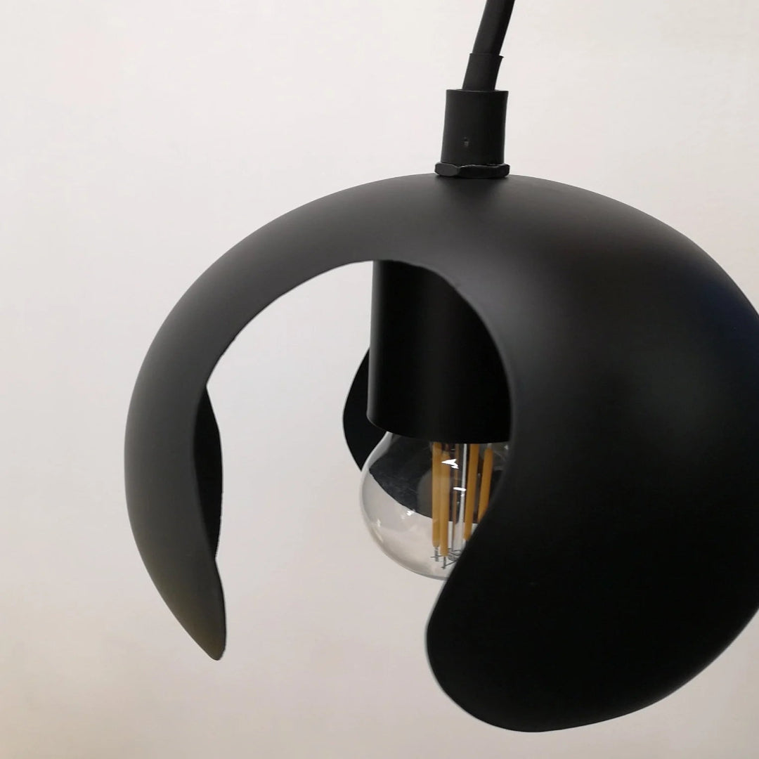 VAINA: Minimalist Scandinavian Interior Small Iron Dome Shape Pendant Lights