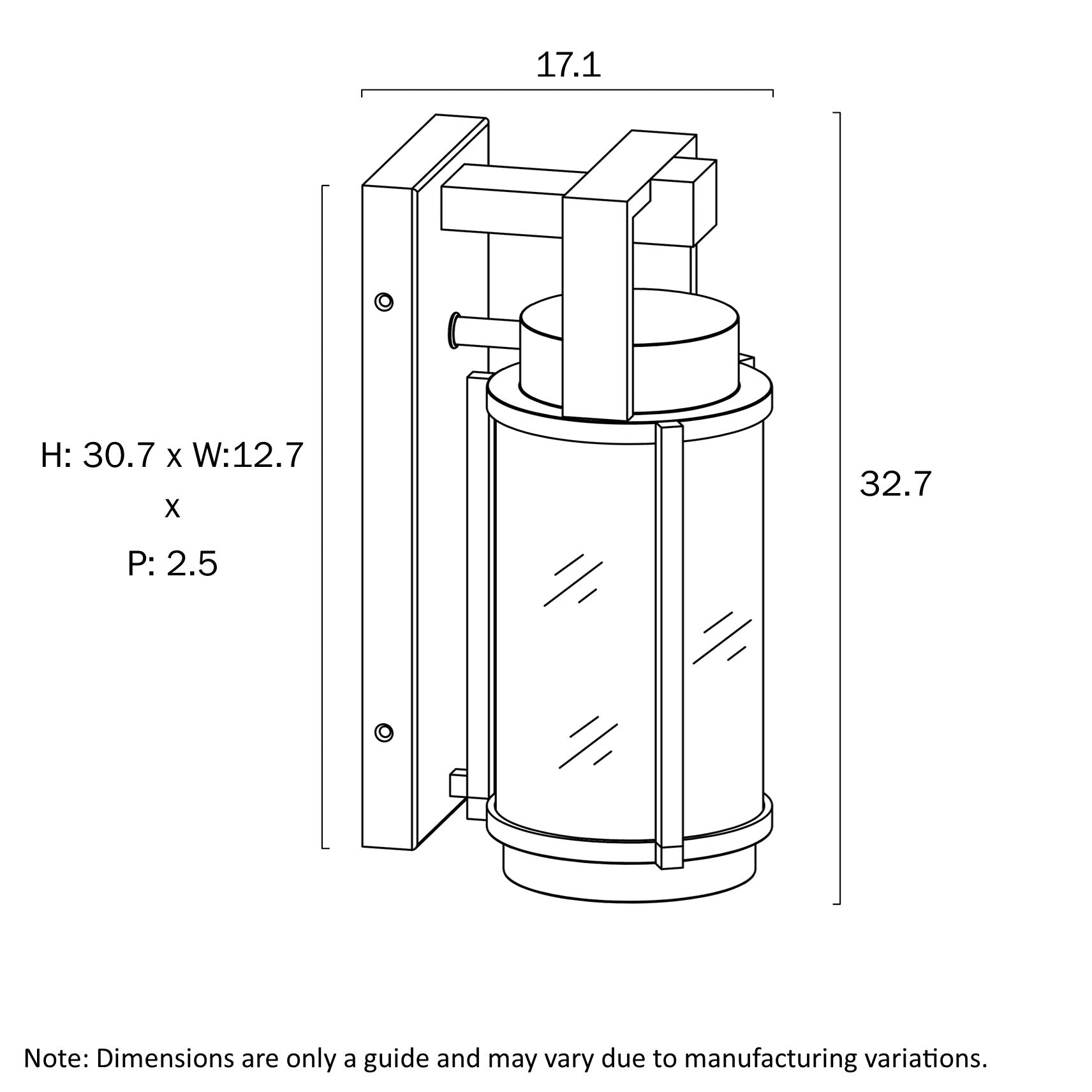 VEXOR 33 EXTERIOR WALL LIGHT