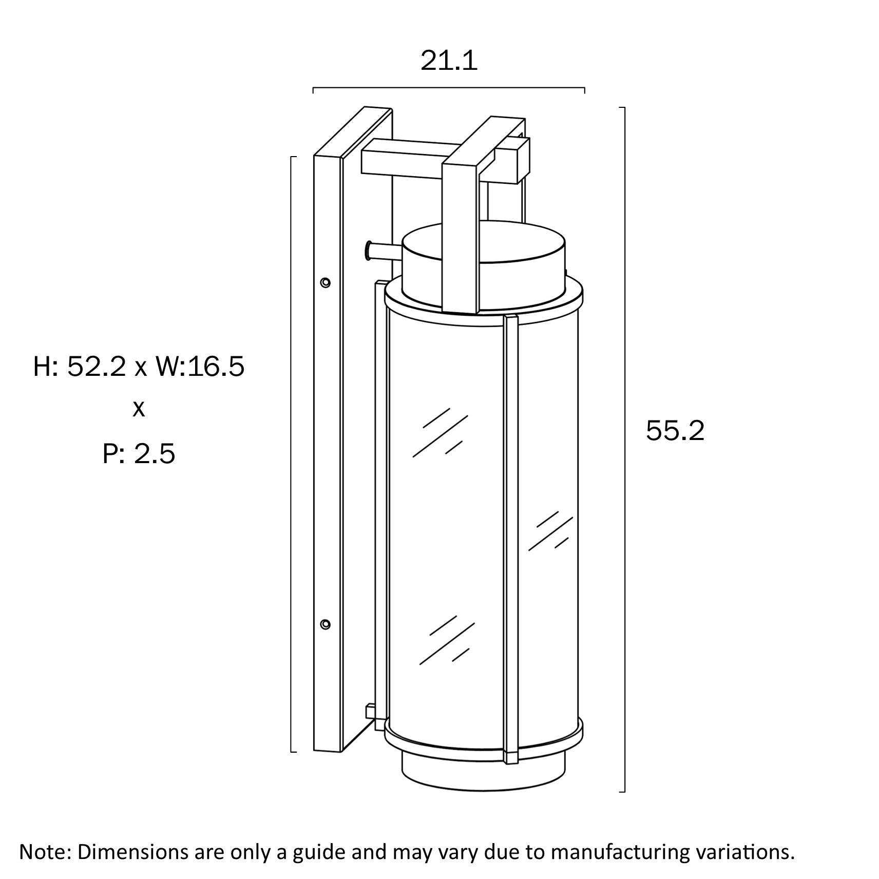 VEXOR 55 EXTERIOR WALL LIGHT