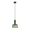 VINTAJ: Retro Interior Dome Shape Ribbed Glass Pendant Lights