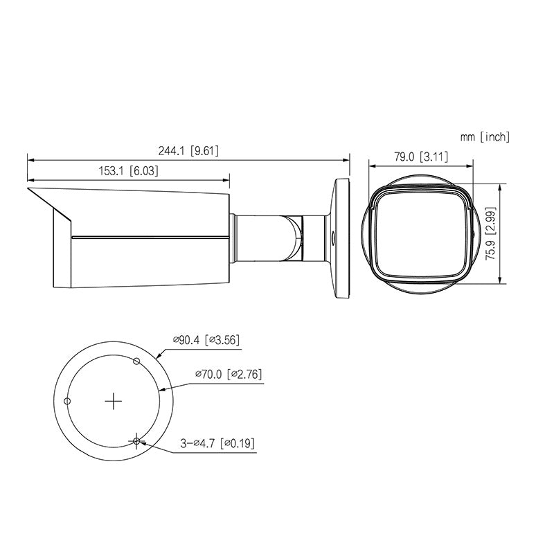 Professional Series 2.0MP WDR Vari-Focal Motorised HDCVI Bullet