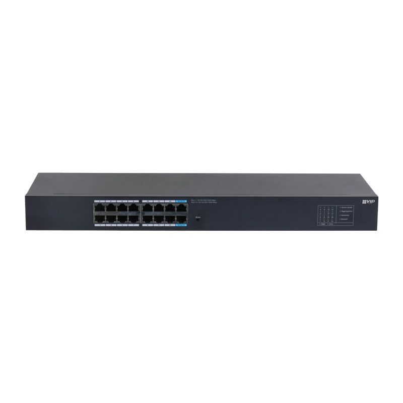 VIP Vision 16 Port Unmanaged Gigabit Ethernet Switch (1000M)