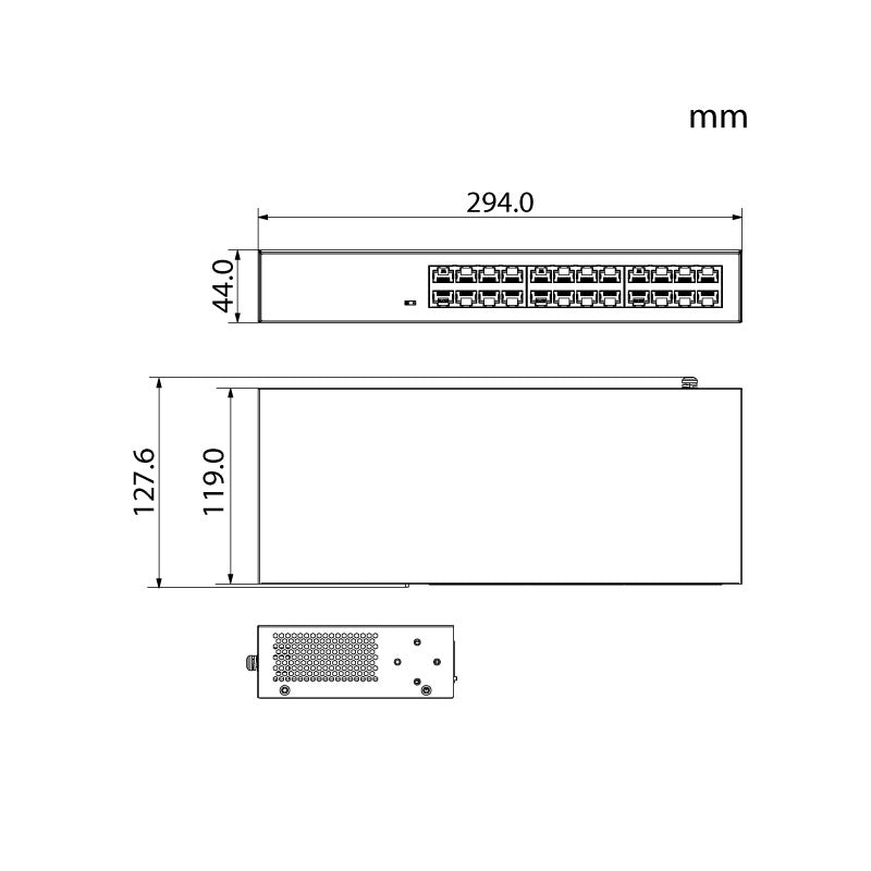 VIP Vision 24 Port Unmanaged Gigabit Ethernet Switch (1000M)