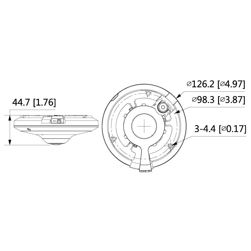 Specialist AI Series 5.0MP People Counting 360° Fisheye Dome