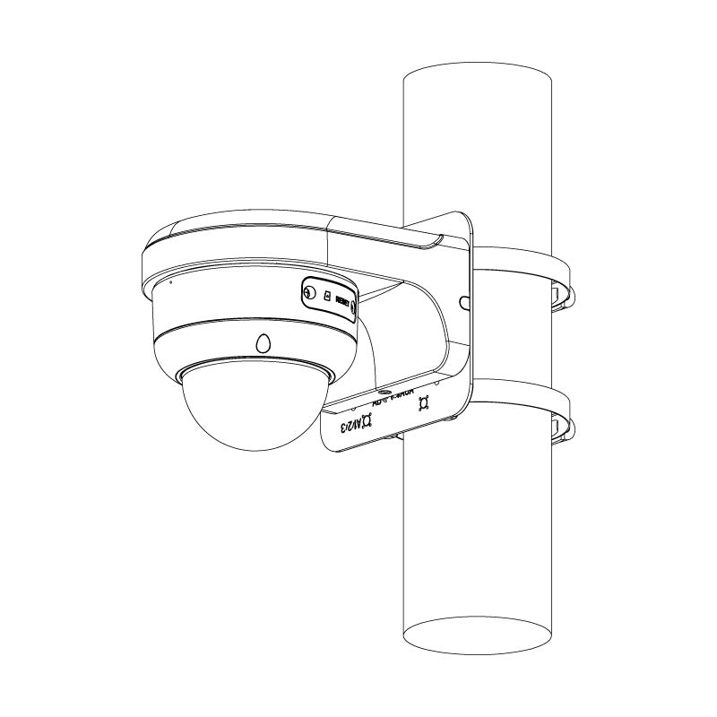 Professional AI Series 4.0MP Fixed Vandal Dome