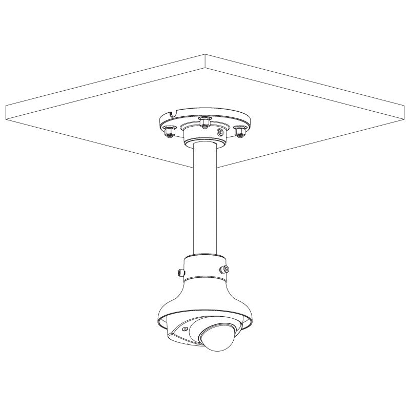 Professional AI Series 4.0MP Fixed Wedge Dome