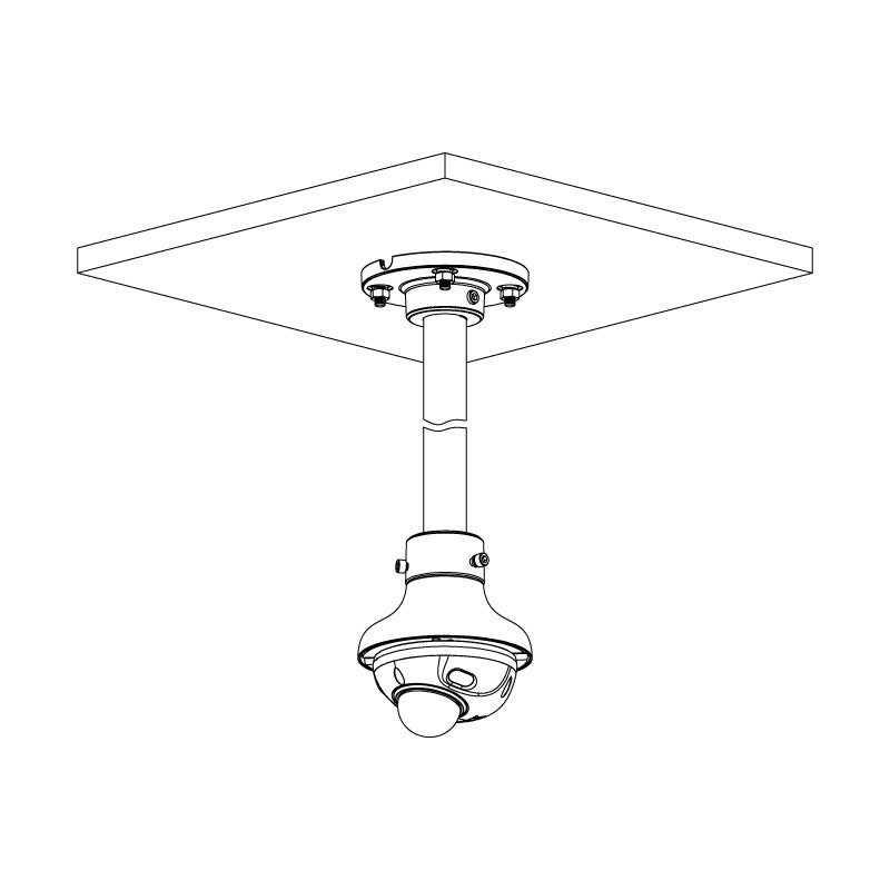 Professional AI Series 4.0MP Fixed Wedge Dome